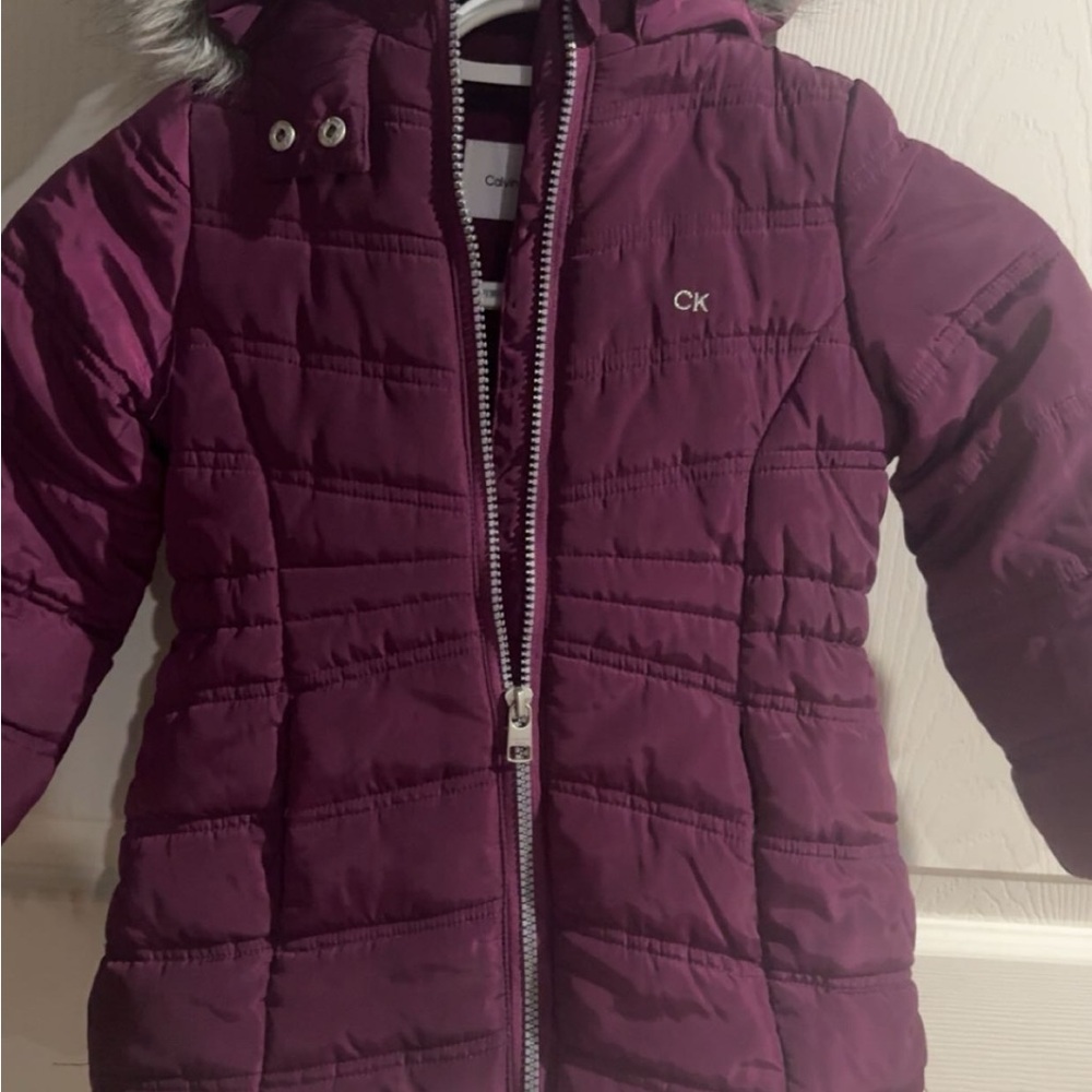 Calvin Klein Kids' Plum Puffer Jacket